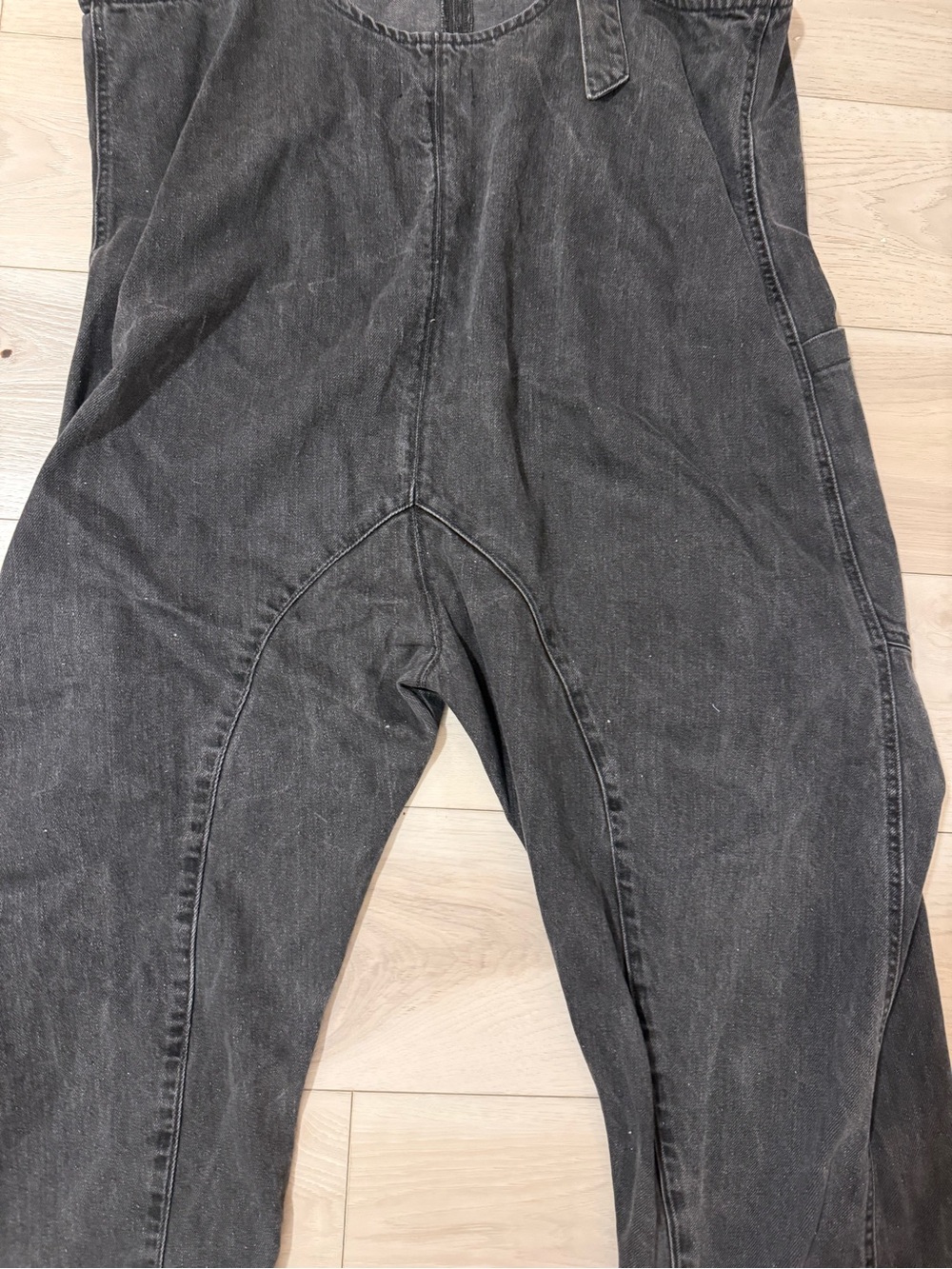 Free People Women’s High Roller Jumpsuit Jeans - Mineral Black Denim - Picture 15 of 16